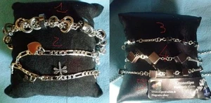Bracciale in acciaio con ematite o charms - Imagen 1 de 1