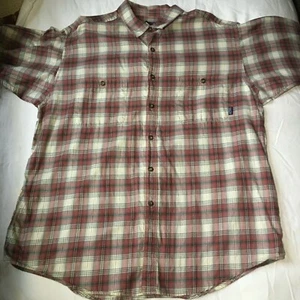 Patagonia LONGSLEEVE LIGHT FLANNEL BUTTON-DOWN COTTON SHIRT HERREN XL ~ KARIERT - Bild 1 von 11