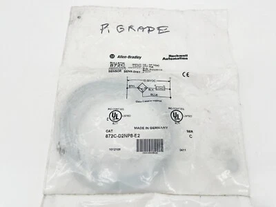 New Allen Bradley 872C-D2NP8-E2 Ser. C Inductive Proximity Sensor Manu. Germany - Image 1 of 4