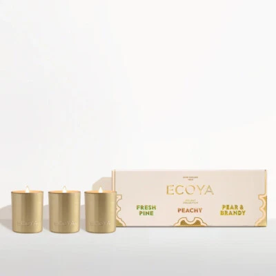 ECOYA Mini Goldie Trio Candle Set - image 1 of 4