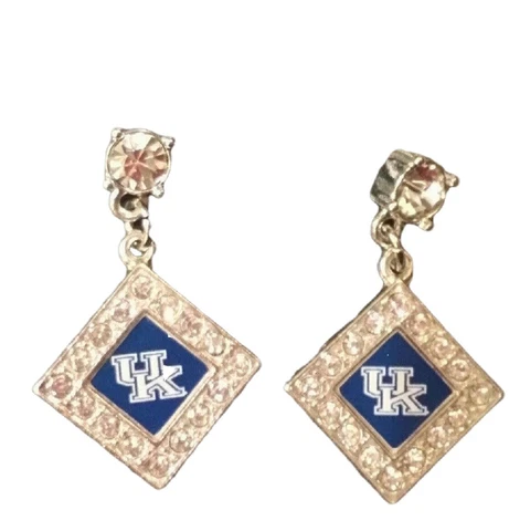 50490 Kentucky Wildcats Crystal Drop Diamond Shaped Earrings Cover