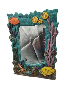 Vintage Reef Tropical Fish 1995 Rare Figi Graphics 10x14.5" Mirror Frame  - Picture 1 of 8
