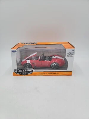 Jada - BIGTIME MUSCLE - 1:24 - 1965SHELBY COBRA 427 S/C - красный - ©2015 - новый из старых запасов! - Изображение 1 из 4