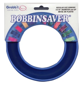 New Blue Bobbin Holder Sewing Bobbin Saver Holds 20 Metal or Plastic Bobbins - Picture 1 of 1