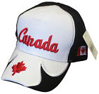 Baseball Hat, Embossed Canadian Maple Leaf with Two-Toned Rim