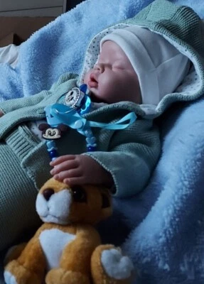 Bébé reborn entièrement en silicone de platine de 53cm pour 3kg300  - Photo 1/4