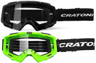 Cratoni C-Dirttrack Mountainbike Brille Fahrradbrille Klarglas Fullfacehelm