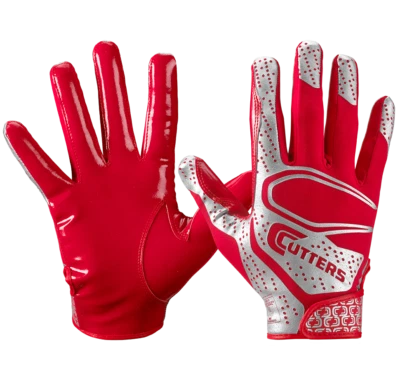 Cutters S251 REV 2.0 Football Receiver Handschuhe rot, S, M, XL