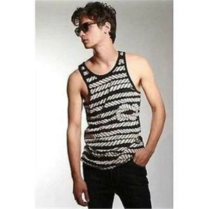 IRON FIST VEST TOP SINK ME TANK (SIZE S) DIRTY WHITE/BLACK - Picture 1 of 1