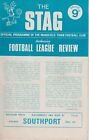 MANSFIELD TOWN FUSSBALLPROGRAMME 1967-68 ~ SIE WÄHLEN GEGNER GUTER ZUSTAND