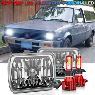Par de faros LED 5x7 7x6" haz alto/bajo para Toyota Tacoma para 4Runner para camioneta Foto 1 de 4