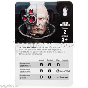 DO45 CARTE ENNOX SORRLOCK (FR) DEATHWATCH OVERKILL WARHAMMER BITZ W40K - Picture 1 of 1