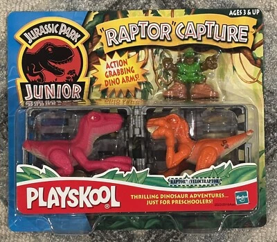 Jurassic Park Junior 2001 孩之宝 Playskool Raptor Capture MIP — 第 1/2 张图片