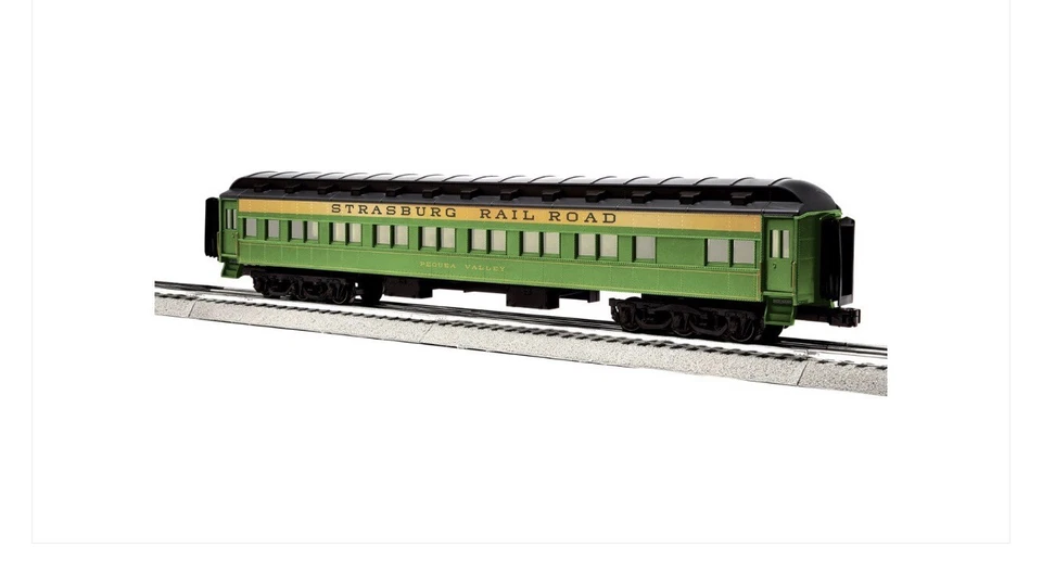 LIONEL STRASBURG RAILROAD 18" HEAVYWEIGHT "PEQUEA VALLEY" (green )SKU: 2327110 - Image 1 of 1