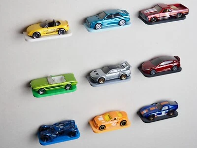 Supporto a parete per Matchbox, Hot Wheels e altre auto Die Cast in stampa 3D 1:64 - Immagine 1 di 4