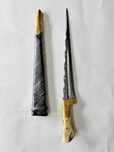 1914 Antique 12Sing Khyber Khanjar Barasingha Dagger Buck Old Rare Collectible - Picture 1 of 10