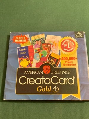American Greetings CreataCard Gold 4 with 3 CD-ROMs - Pre-Owned - Image 1 of 4