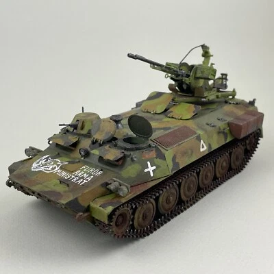 Built 1/35 Scale Tank MTLB-ZU-23-2 captured by Ukrainian Army SKIF, Painted Tank - Image 1 of 4