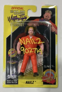 JSA Autographed NAILZ Official Major Wrestling Figure Podcast Bendie Figure - Picture 1 of 1
