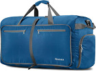 Gonex 40L 60L 80L 100L 150L Large Foldable Travel Duffle Bag 60L, Deep Blue 