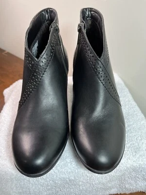 Botines Rockport de cuero negro con cremallera para mujer talla 7,5 M estilo CH3645 Foto 1 de 4