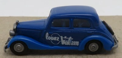 Rara PRALINE HO 1/87 MERCEDES 170 V Blu Scuro Auto Di Noleggio Noleggia VALEM - Immagine 1 di 4