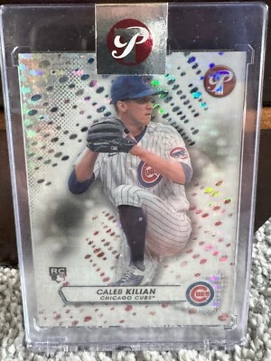 2023 Topps Pristine Pulsar Refractor Caleb Kilian #140 Rookie RC - Image 1 of 2
