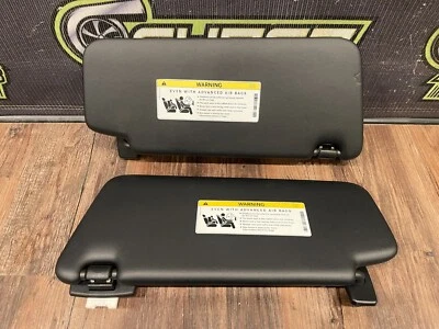 2015 MERCEDES BENZ C63S AMG ПЕРЕДНИЙ ЛЕВЫЙ ПРАВЫЙ СОЛНЦЕЗАЩИТНЫЙ КОЗЫРЕК / СОЛНЦЕЗАЩИТНЫЕ БЛОКАТОРЫ OEM *ВМЯТИНЫ* - Изображение 1 из 4