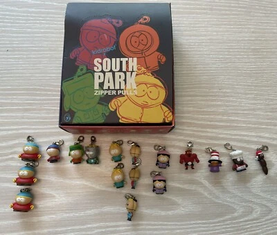 Kidrobot South Park Serie 1 Tiradores de Cremallera Lote de 16 (solo 1 Wendy en lugar de 2) Foto 1 de 4
