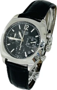 Tag Heuer Monza Calibre 17 CR2110.FC6161 Black 38mm Mens Watch Excellent A4131 - Picture 1 of 13