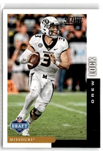 2019 Score NFL Draft 2019 Drew Lock #DFT-19 Missouri Tigers - Picture 1 of 2
