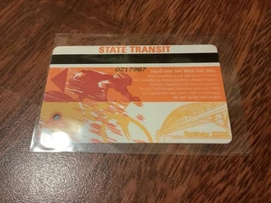 STATE TRANSIT MAGNETIC-STRIPE BUS TICKET ORANGE SYDNEY 2000 23OCT00 - Foto 1 di 2