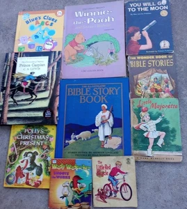 Childrens Book Mixed Lot (10) Vintage CS Lewis Woody Bible Stories Christian - Picture 1 of 20