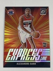 Alexandre Sarr 2024-25 Donruss Optic Rookie Silver Prizm Express Lane #11 (RC) - Picture 1 of 5