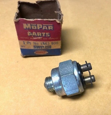 NOS/NORS Neutral Safety Switch 1343998 MoPar Chrysler Dodge Plymouth 1953-1961 - Image 1 of 4