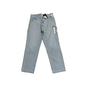 Jeans Lee Loose Fit Carpenter Union Fade blu nuovi con etichette taglia 32 x 30 - Foto 1 di 4