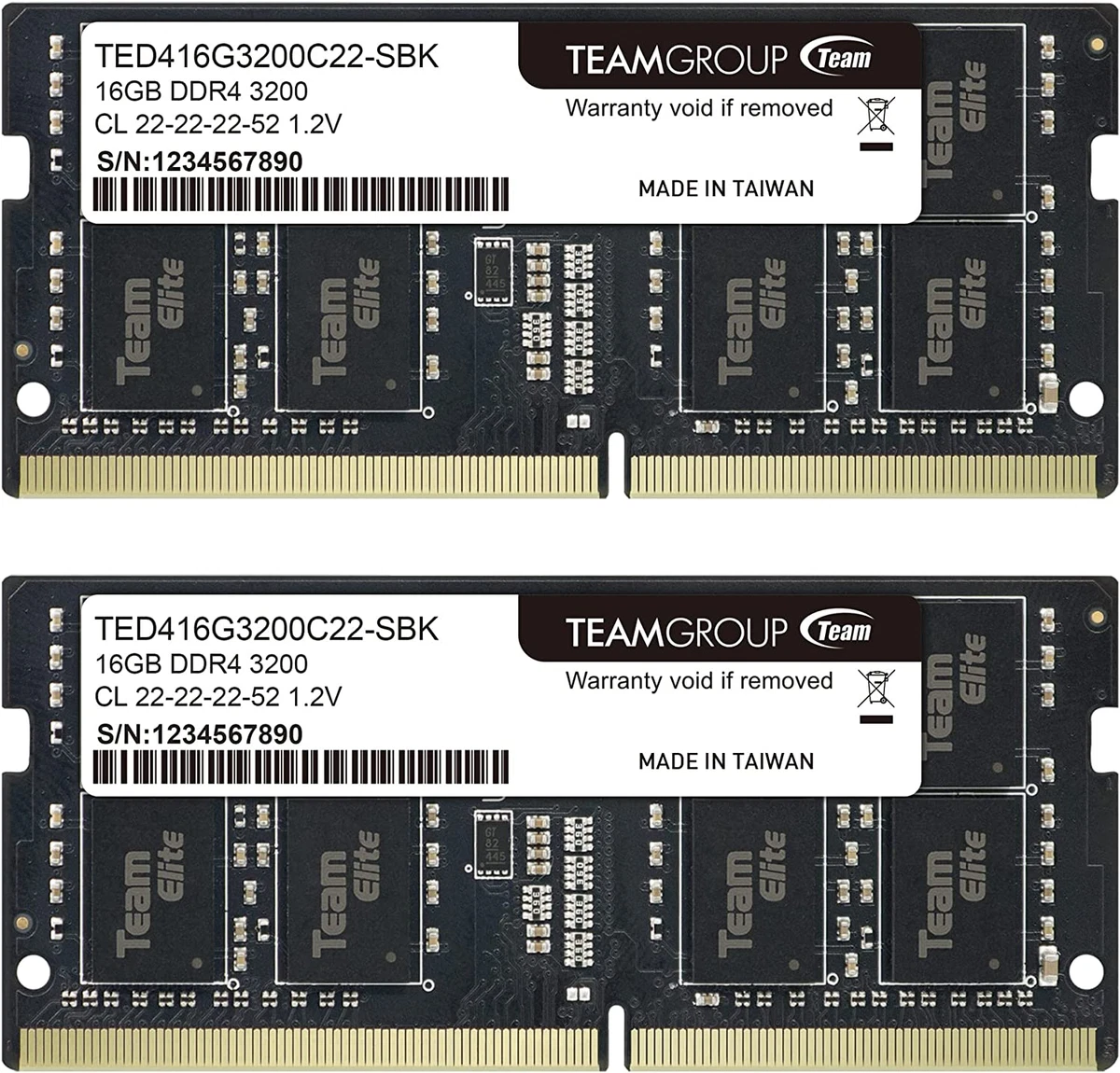 Team Group DDR4 SDRAM 32 GB Total Capacity Memory (RAM) for sale
