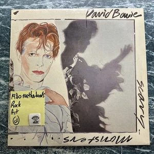 David Bowie - Scary Monsters 12” Vinyl Record VG+ Netherlands Import - Picture 1 of 6
