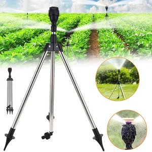 Regner mit Stativ, Teleskopstativsprinkler, Rasensprenger 360° Gartensprenger DE - Bild 1 von 12