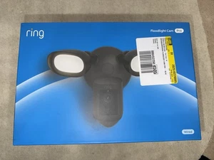 NEW! Ring-Floodlight Cam Wired Pro Outdoor Wi-Fi 1080p Surveillance Camera-Black - Picture 1 of 4