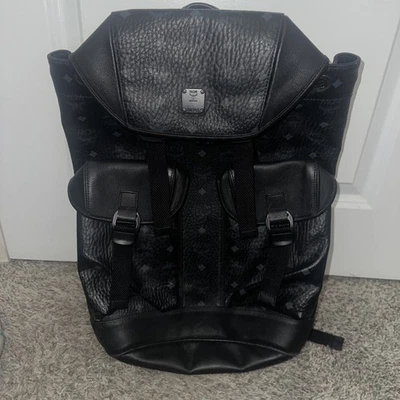 Mochila MCM Brandenburg Visetos negra Foto 1 de 4