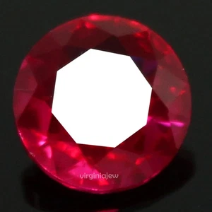 Natural Mogok Pigeon Blood Red Ruby 5.00 MM Round Shape Stunning AAA+ Gems YJ01 - Picture 1 of 4