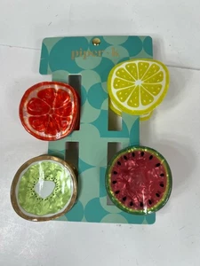 NUEVO CON ETIQUETAS TikTok Viral Piper K Fruta Garra de Pelo Clip Regreso a la Escuela Cereza Limón - Imagen 1 de 3