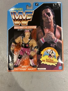 Bret Hart WWF Hasbro Series 4 wrestling figure 1992 (Hitman) WWE - Picture 1 of 2