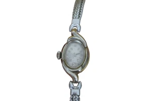 Vintage Bulova Ladies Watch 10K Rolled Gold Plate Speidel Band USA Mesh Bracelet - Picture 1 of 8
