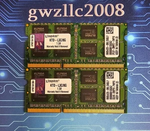 16GB (2x8GB) PC3L-12800s DDR3-1600MHz 2Rx8 Non-ECC Kingston KTD-L3C/8G - Picture 1 of 2