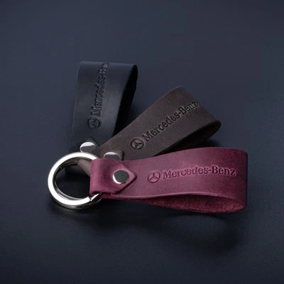 Mercedes Benz Leather keyring suitable for exclusive crazy horse high quality