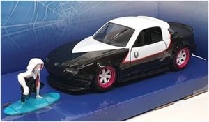 Jada 1/32 Scale 25 322 3014 - Ghost Spider & 1990 Mazda Miata - Spiderman - Picture 1 of 5