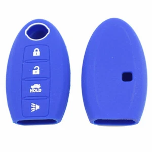 Funda azul con llavero remoto de 4 botones para Nissan Altima Pathfinder - Imagen 1 de 2