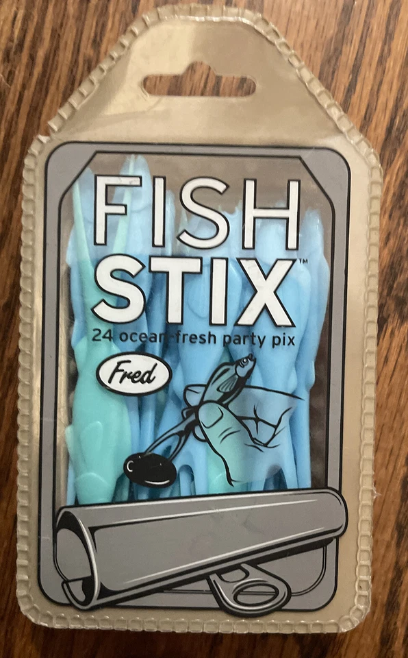 Fred Fish Stix Pack de 24 Party Pix Something’s Fishy Reutilizable Nuevo Foto 1 de 1
